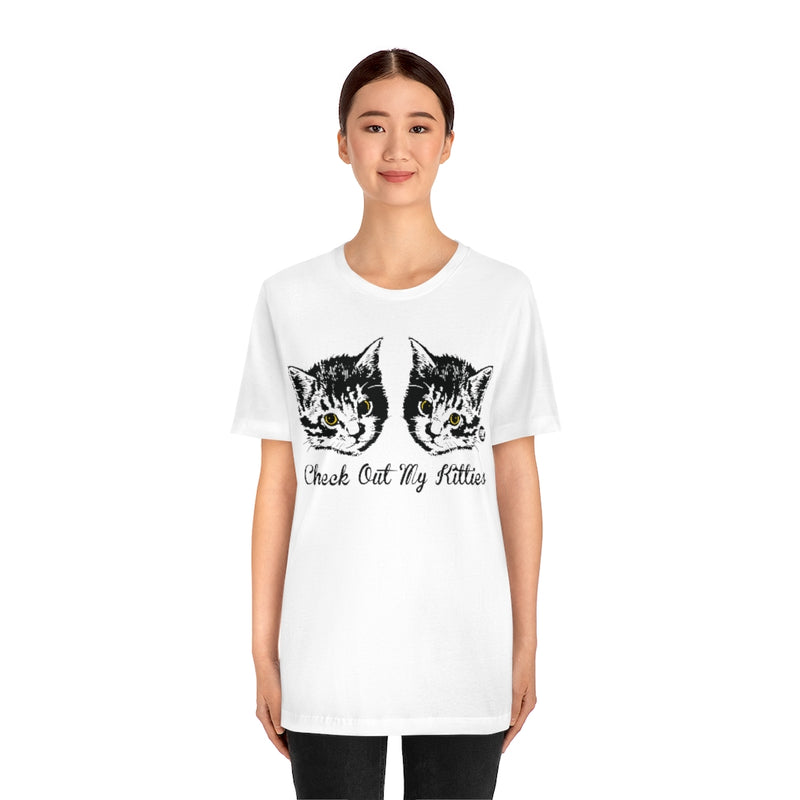 Load image into Gallery viewer, Check Out My Kitties Unisex Tee
