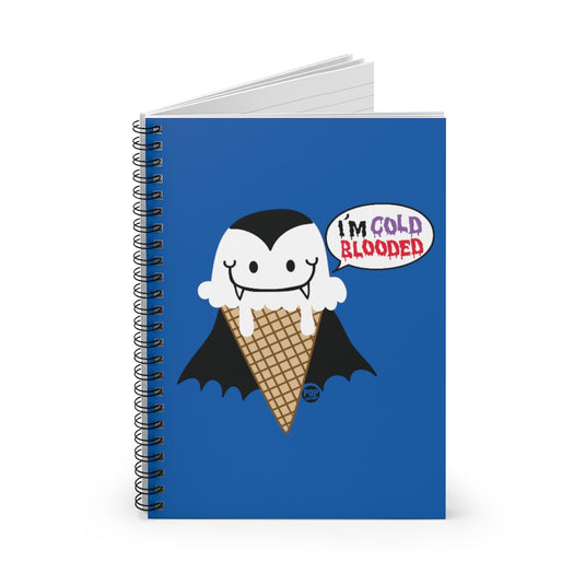 I'm Cold Blooded Ice Cream Notebook