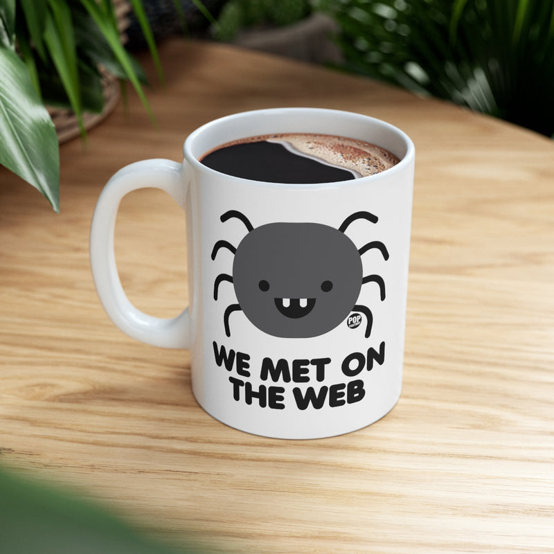 Load image into Gallery viewer, We Met On Web Spider Mug
