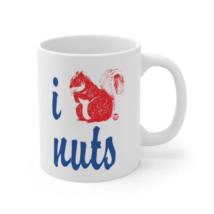 I Love Nuts Squirrel Mug