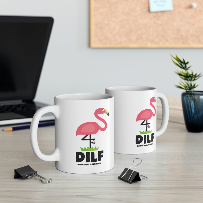 Load image into Gallery viewer, DILF Flamingos Mug
