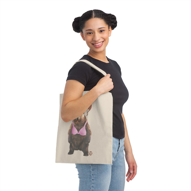 Load image into Gallery viewer, Sup Bra Bear Tote
