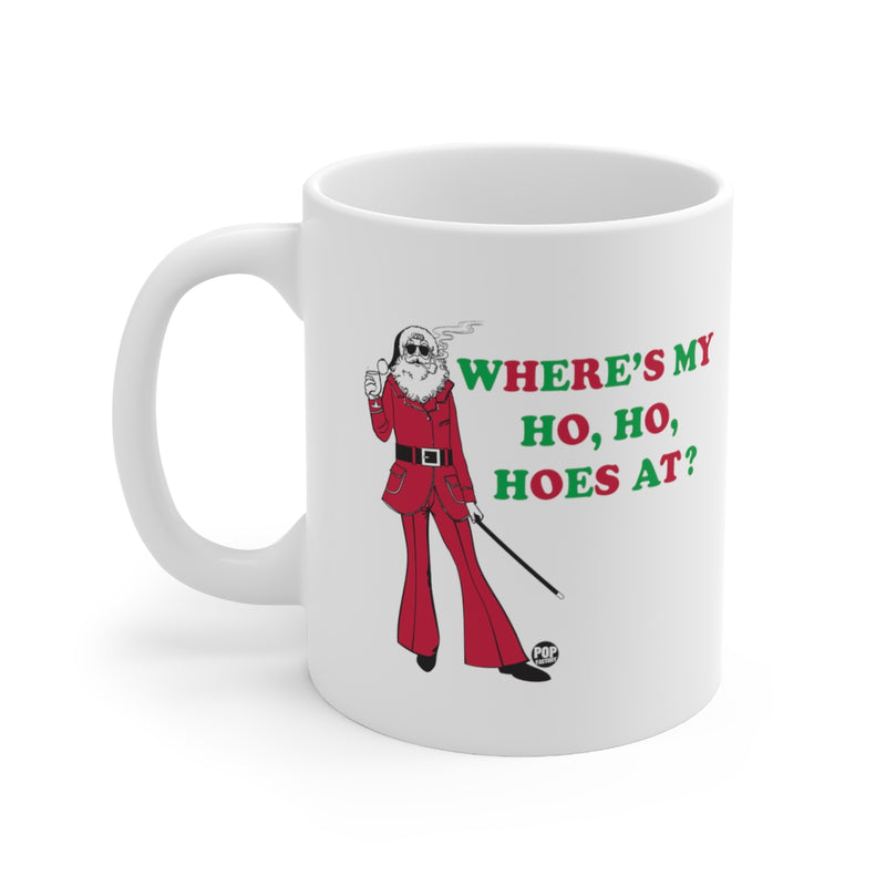 Load image into Gallery viewer, Where My Ho Hos At Santa Mug
