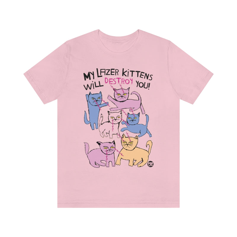 Load image into Gallery viewer, Lazer Kittens Will Destroy You Unisex Tee
