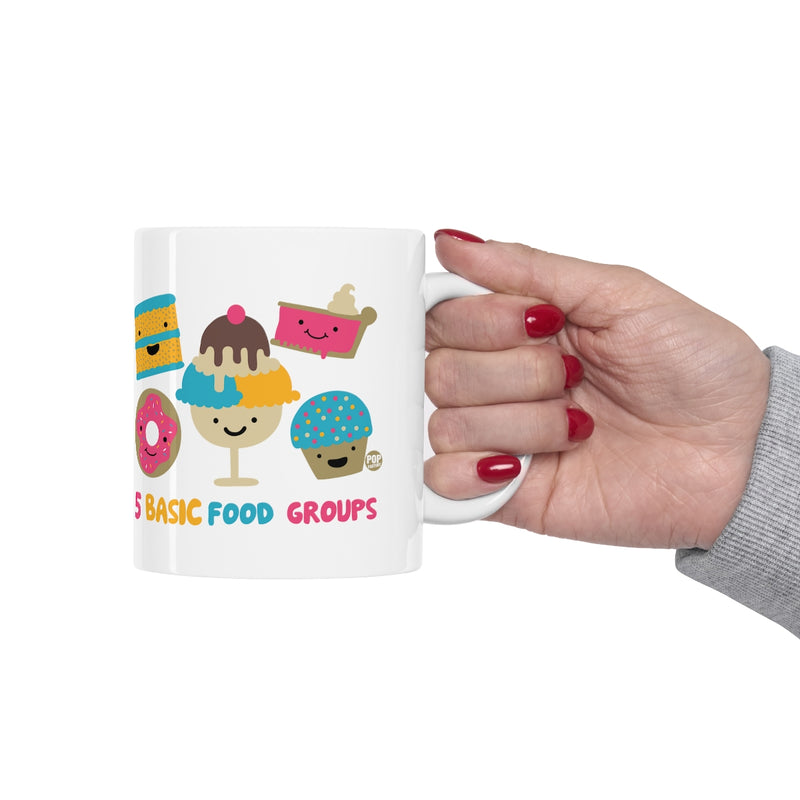 Load image into Gallery viewer, 5 Basic Food Groups Mug
