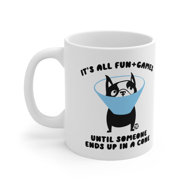 Load image into Gallery viewer, Fun And Games Dog Cone Mug
