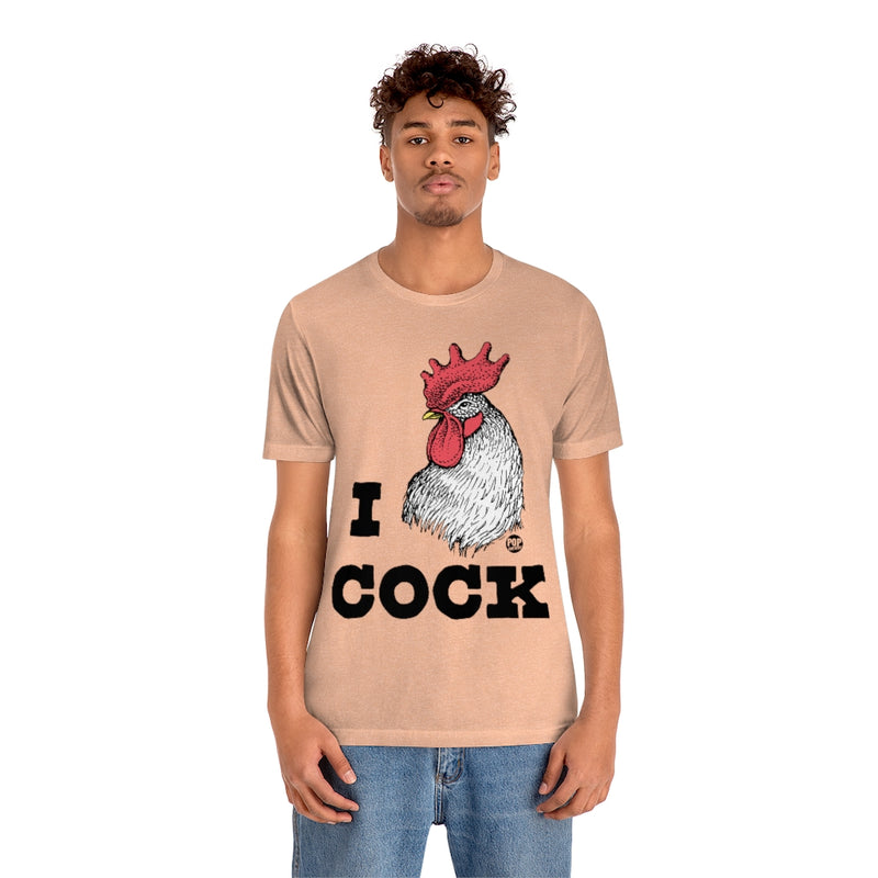 Load image into Gallery viewer, I Love Cock Rooster Unisex Tee
