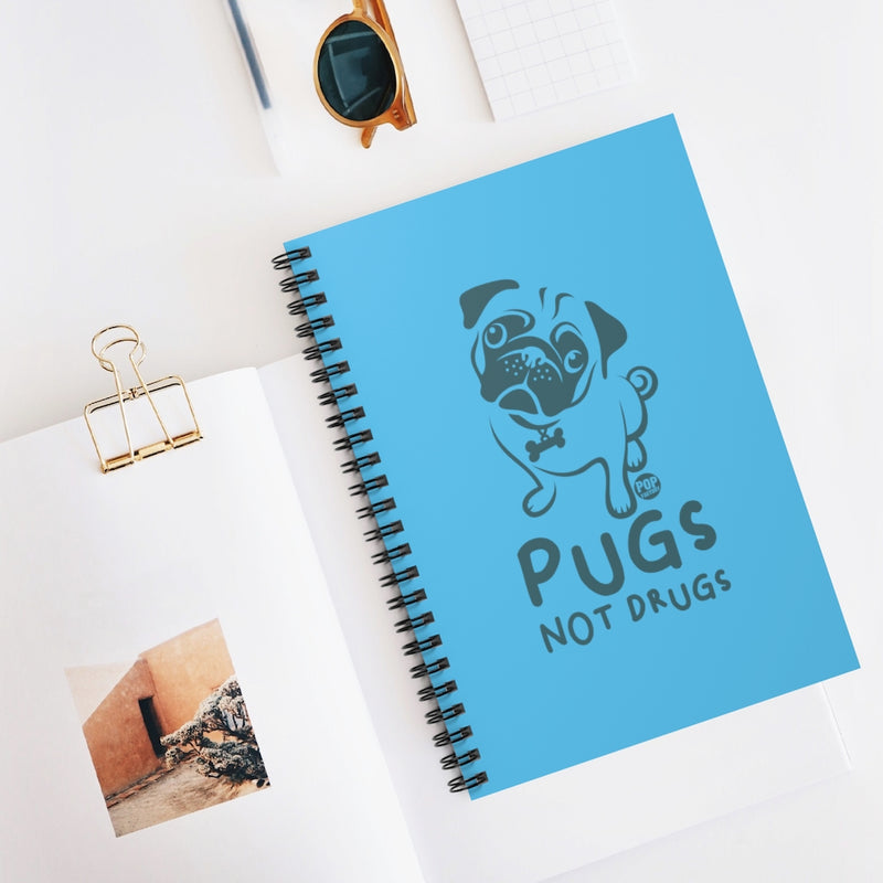 Load image into Gallery viewer, Pugs Not Drugs Notebook
