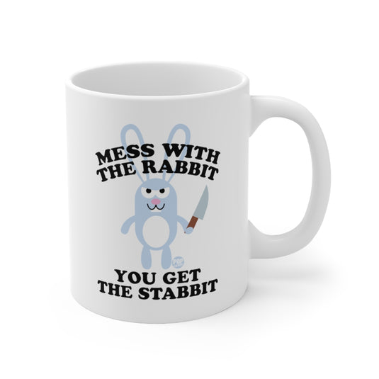 Mess With Rabbit Stabbit Mug