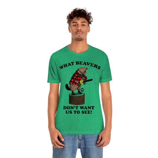 Beaver Chainsaw Unisex Tee