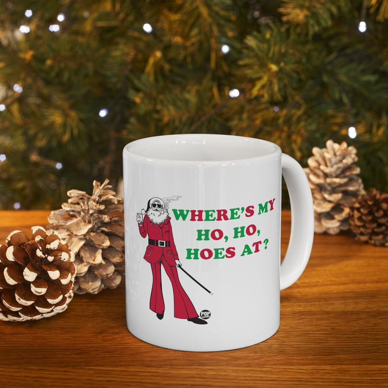 Load image into Gallery viewer, Where My Ho Hos At Santa Mug
