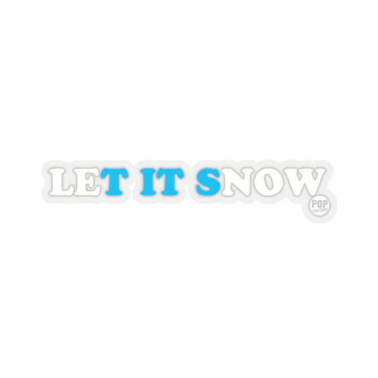 Let It Snow Tits Sticker