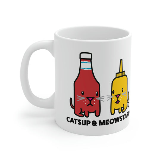 Catsup And Meowstard Mug