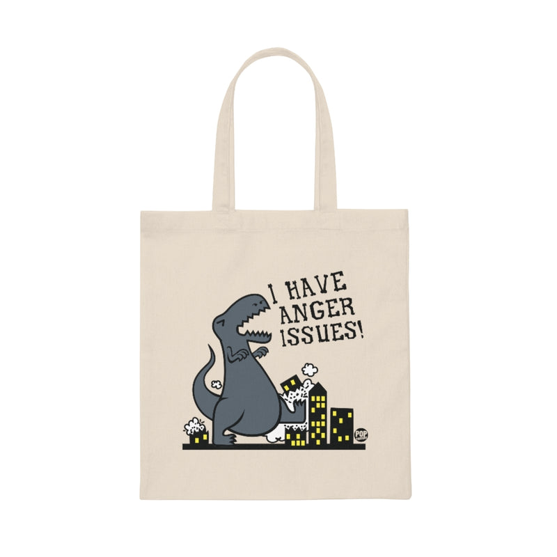 Load image into Gallery viewer, Anger Issues Dinosaur Tote

