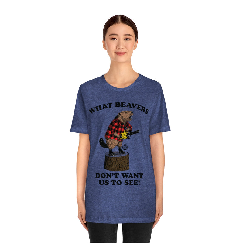 Load image into Gallery viewer, Beaver Chainsaw Unisex Tee
