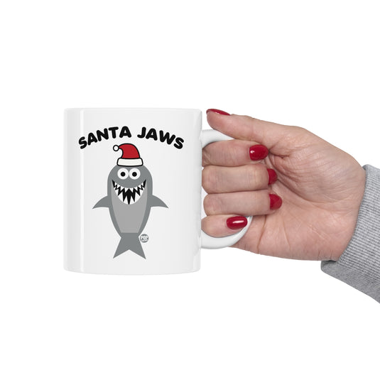 Santa Jaws Shark Mug