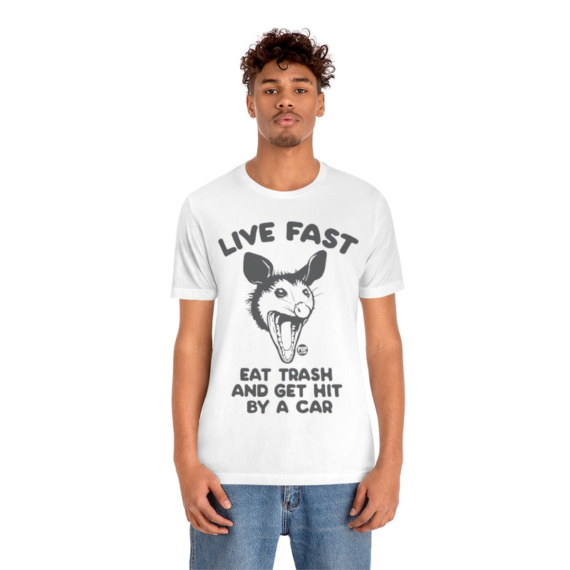 Load image into Gallery viewer, Live Fast Possum Unisex Tee
