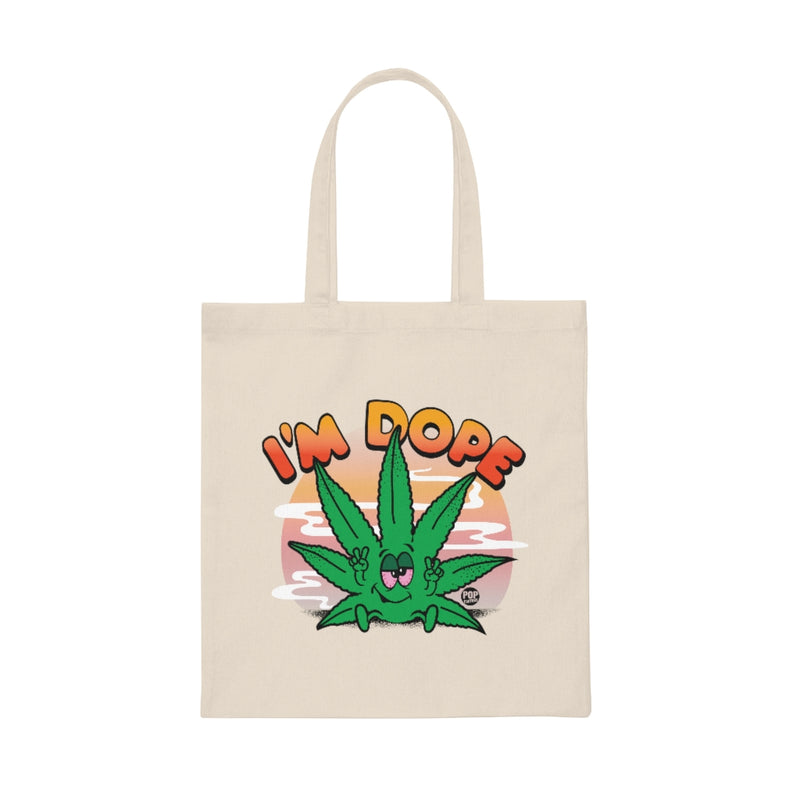 Load image into Gallery viewer, I&#39;m Dope Potleaf Tote
