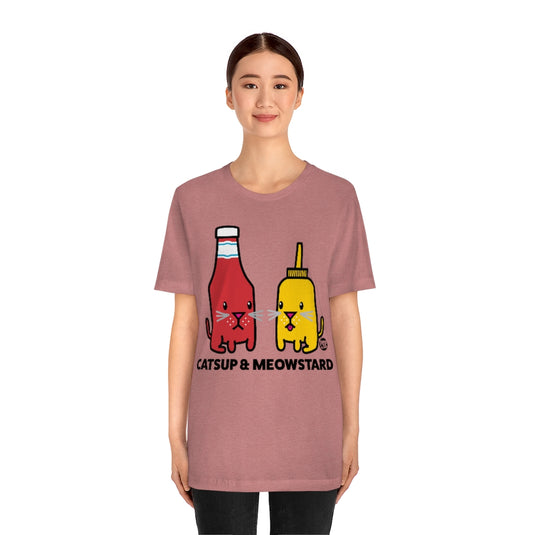 Catsup And Meowstard Unisex Tee