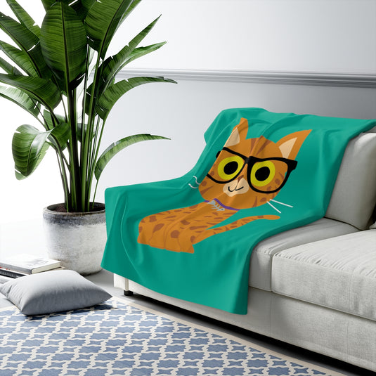 Bow Wow Meow Ocicat Blanket
