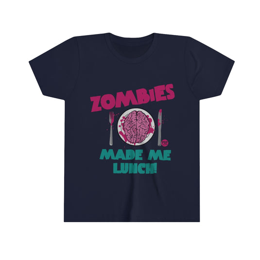 Zombies Made Lunch Youth Short Sleeve Tee