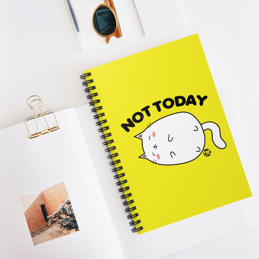 Not Today Cat Notebook