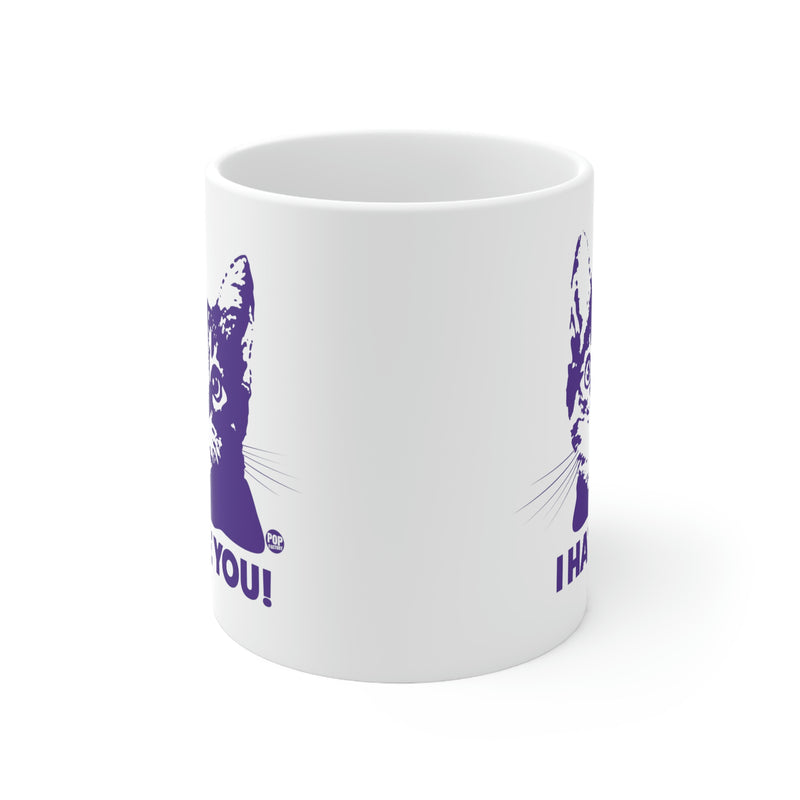 Load image into Gallery viewer, I Hate You Cat Mug
