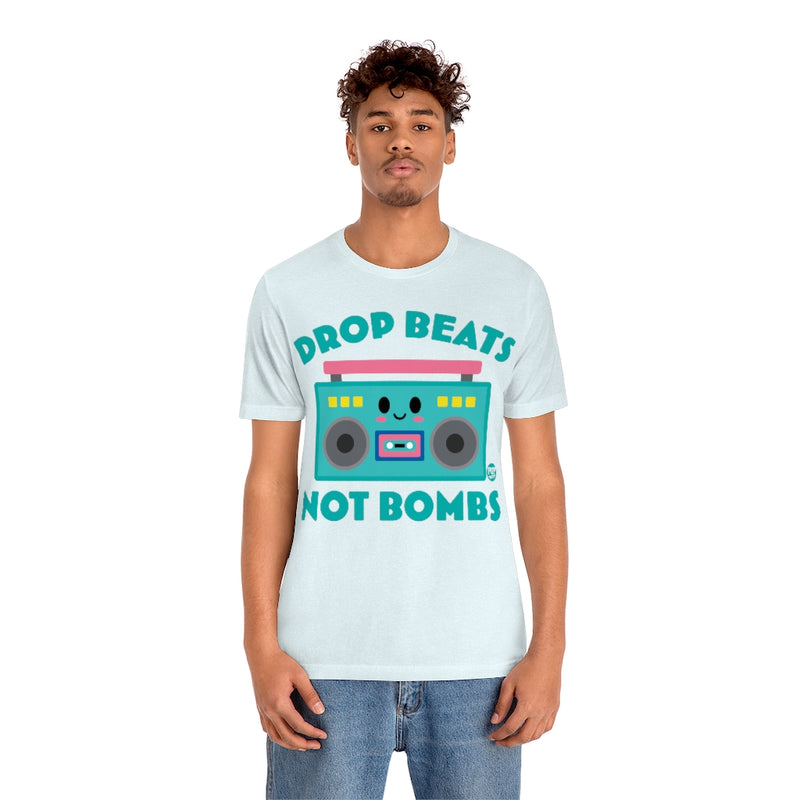 Load image into Gallery viewer, Drop Beats Not Bombs Unisex Tee
