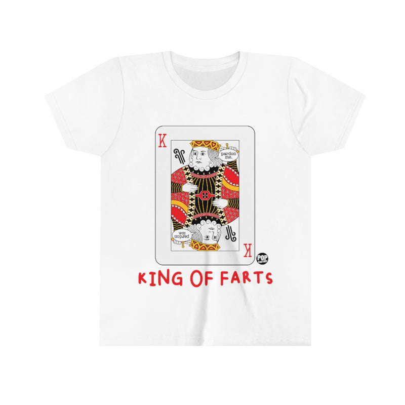 Load image into Gallery viewer, King Of Farts Youth Short Sleeve Tee
