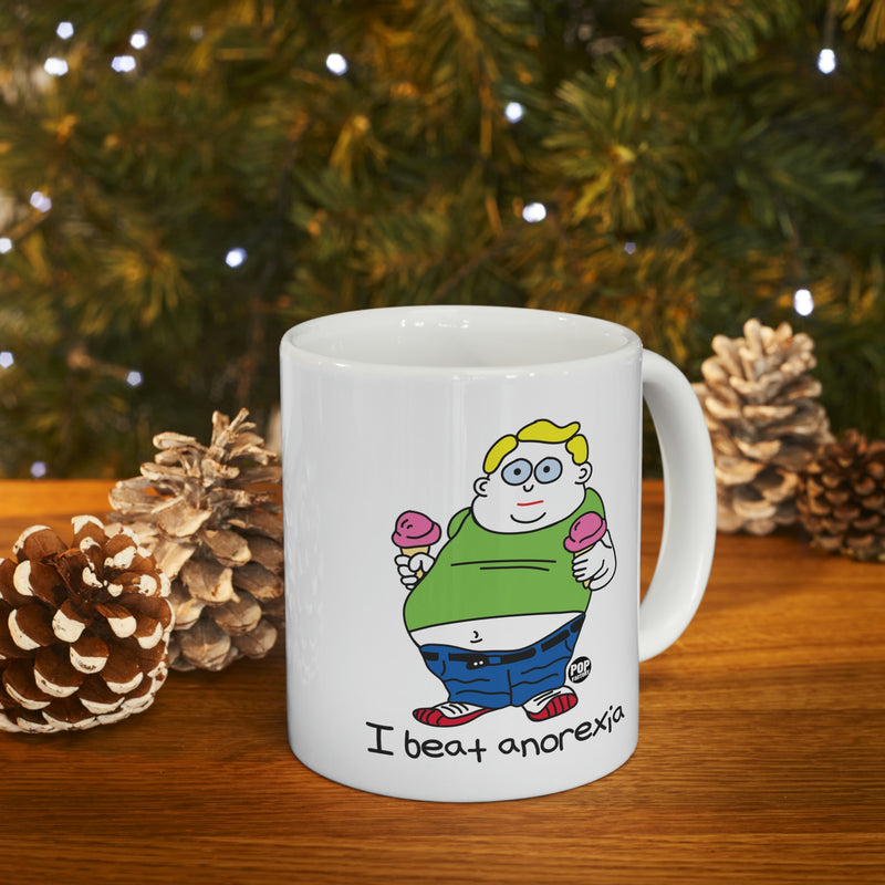 Load image into Gallery viewer, I Beat Anorexia Mug
