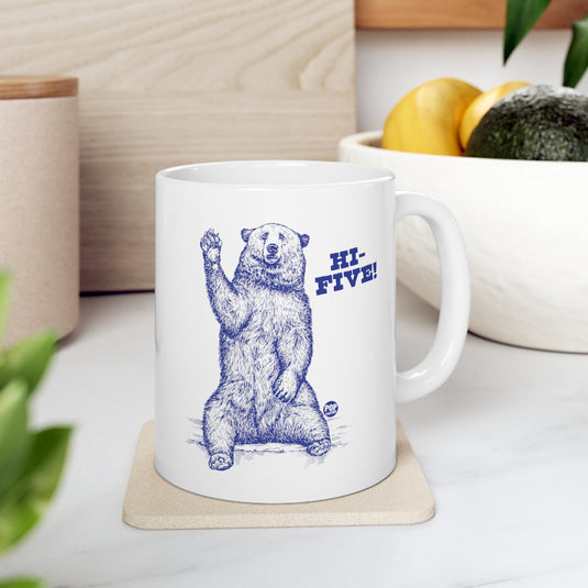 Hi Five Bear Mug