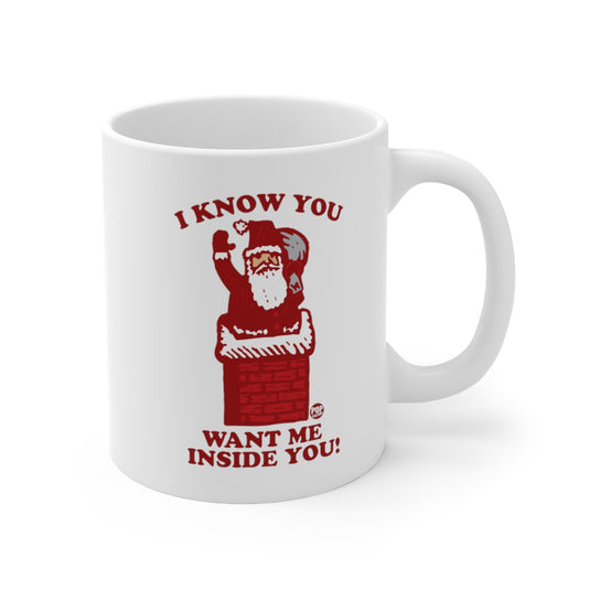 Santa Inside You Chimney Mug