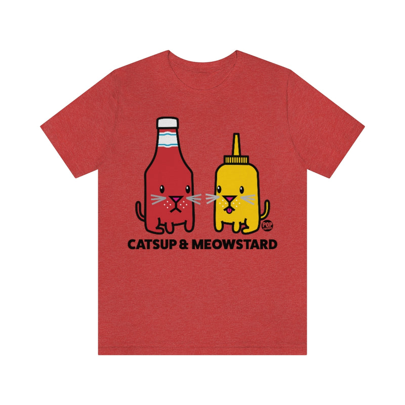 Load image into Gallery viewer, Catsup And Meowstard Unisex Tee
