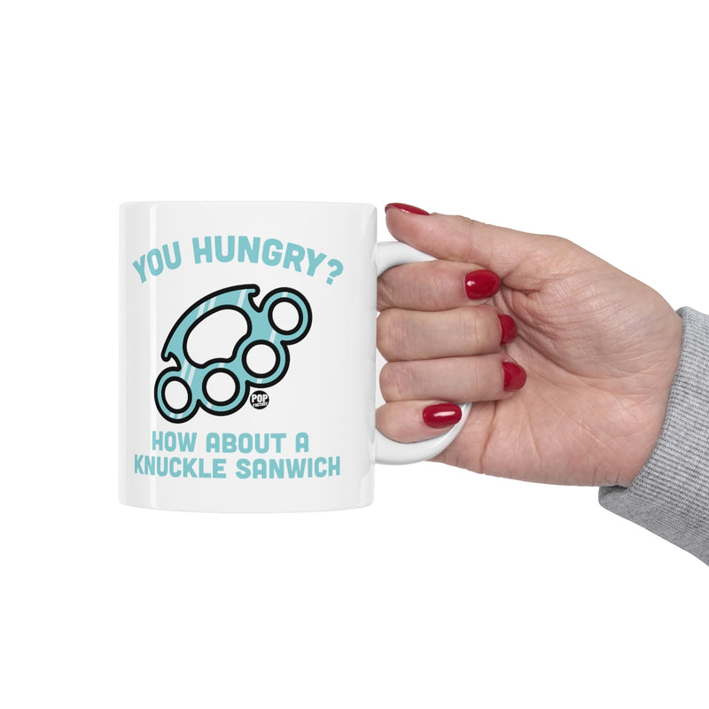 Load image into Gallery viewer, Hungry Knuckle Sandwich Mug

