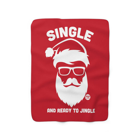 Single Ready Jingle Santa Blanket
