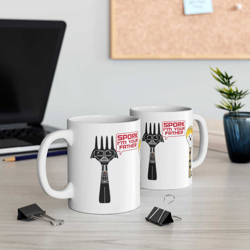 Load image into Gallery viewer, Spork Father Mug
