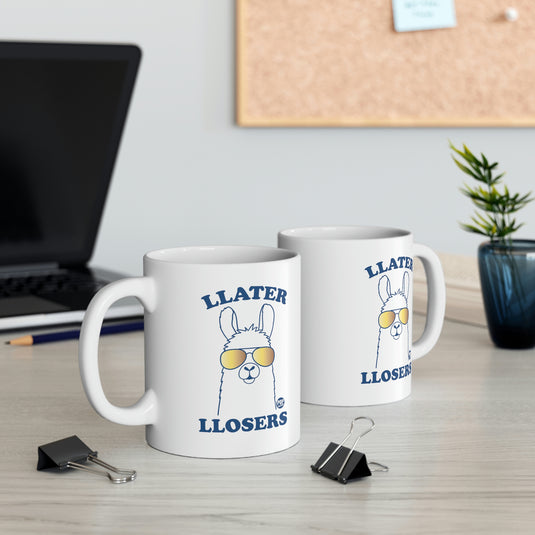 Llater Llosers Llama Mug