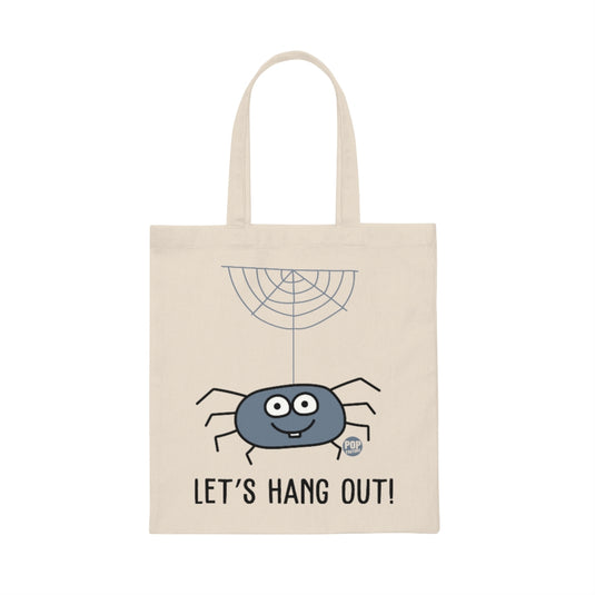 Lets Hang Out Spider Tote
