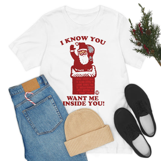 Santa Inside You Chimney Unisex Tee