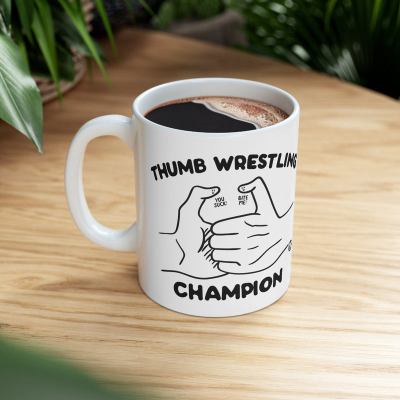 Load image into Gallery viewer, Thumb Wrestling Champ Mug
