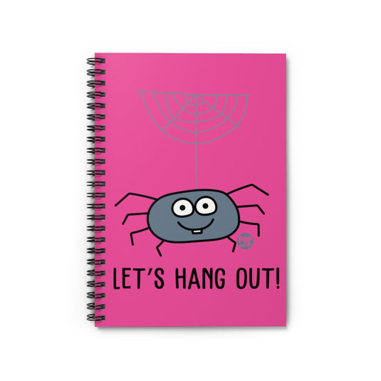 Let's Hang Out Spider Notebook
