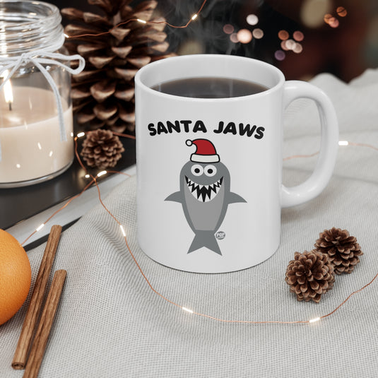 Santa Jaws Shark Mug