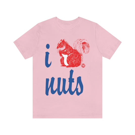 I Love Nuts Squirrel Unisex Tee