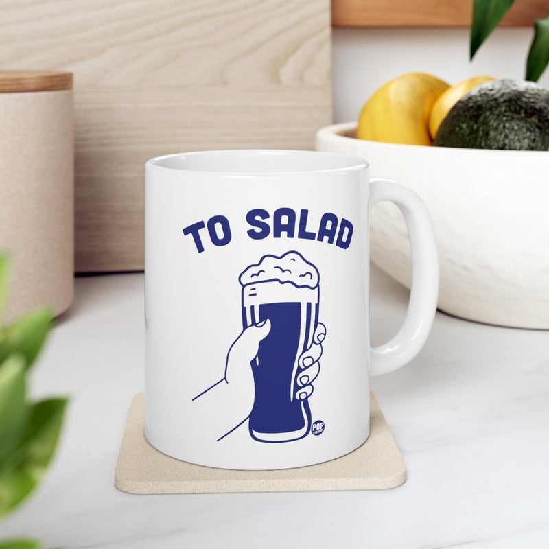 Load image into Gallery viewer, To Salad Beer Toast Mug
