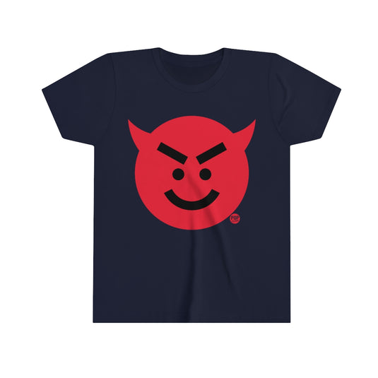 Devil Smiley Youth Short Sleeve Tee