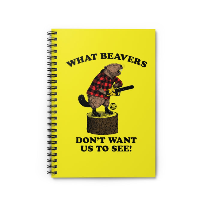 Beaver Chainsaw Notebook