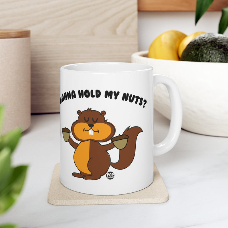 Load image into Gallery viewer, Wanna Hold My Nuts Mug
