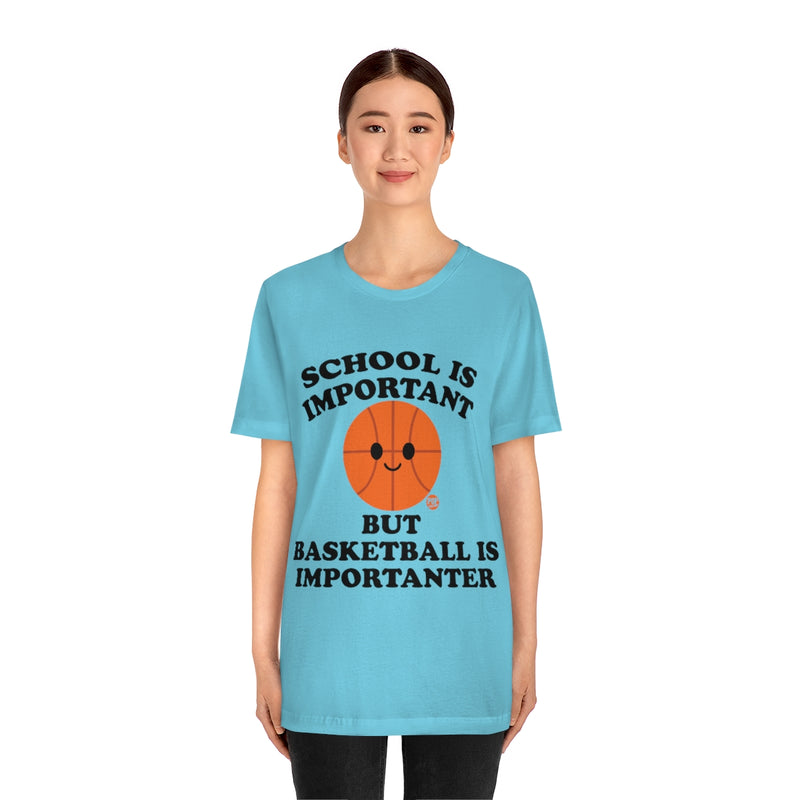 Load image into Gallery viewer, Basketball is Importanter Unisex Tee
