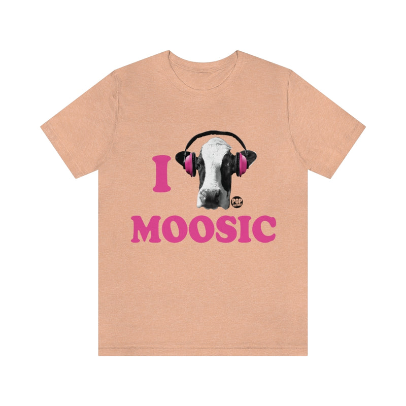 Load image into Gallery viewer, I Love Moosic Cow Unisex Tee

