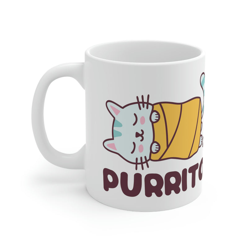 Load image into Gallery viewer, Purrito Cat Coffee Mug
